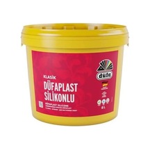Düfa Klasik Düfaplast Silikonlu İç Cephe Boyası, Mat, Su Bazlı, 6 Litre, Beyaz, Yüksek Örtücülük