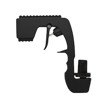 Plastik Metal Kabarcıklı Blaster Şampanya Şişesi Fışkırtma Tabancası Siyah