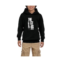 Zepplin Giyim The last of Us Ellie Gamers Siyah Çocuk Kapşonlu Sweatshirt
