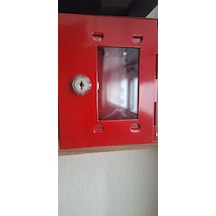 Emniyet Kilidi Kutusu 616116/fı, Yxgxd 150x120x32mm, Kırmızı