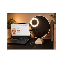 Prexium Kişiye Özel Led Fotoğraflı Masa Lambası Beyaz Beyaz