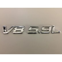 V8 5.9 L Krom Bagaj Yazısı Mercedes Slk