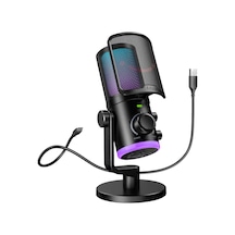 Fifine Ampligame Am6 Usb Rgb Yayinci Bilgisayar Mikrofonu