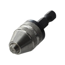 Galactic + Siyah 6mm Anahtarsız Matkap Ucu Chuck Hızlı Değişim Adaptörü Dönüştürücü Hex Shank