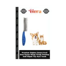 Premium Düğüm Çözücü Evcil Dost Eşyası Masaj Tarağı Petshop Kedi Köpek Tüy Açıcı Tarak