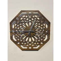 DUVAR SAATİ - 0004 Kahverengi