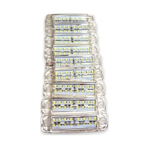 Ahmet Otomotiv 10 Adet Çift Sıra Parmak Led Beyaz Renk 10cm 16 Led