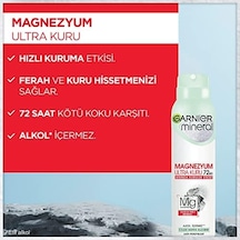 Mineral Magnezyum Ultra Kuru Sprey Deodorant