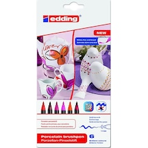 Edding 4200 Porselen Kalemi Sıcak 6Lı Set