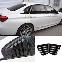 Bmw F30 Arka Kelebek Cam Vizörü Parlak Siyah Kelebek Cam Kaplama