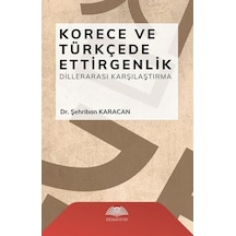 Korece ve Türkçede Ettirgenlik - Dillerarası Karşılaştırma - Şehriban Karacan - Demavend