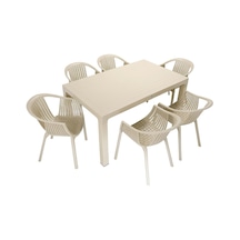 Mandella Wood 90x150 Roma Koltuk Masa Takımı Çölbeji Diğer