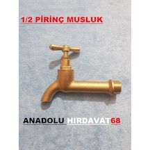Ylp Pirinç Musluk 1/2 Bahçe Muslugu Kısa