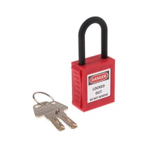 Safelock Bd-g11 İzole Emniyet Güvenlik Asma Kilit 38mm - Kırmızı
