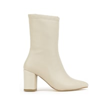 Ziya, Kadın Topuklu Bot 1531044z4006 Bej 1531044z4006 340 Bej