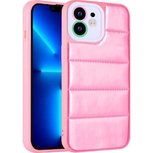 Apple Uyumlu iPhone 11 Kılıf Kamera Korumalı Airbagli Renkli Zore Seksek Kapak Pembe