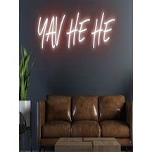 Yav He He Yazılı Neon Tabela Kırmızı