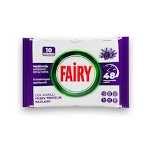 Fairy Çok Amaçlı Yüzey Temizlik Havlusu 10 Yaprak Lavanta Yağlı Beyaz Sirke & Karbonat Belirtilmemiş