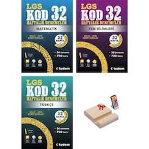 Lgs 8. Sınıf Kod32 Haftalık Denemeler Matematik Fen Ve Türkçe 3lü Set Lgs 8. Sınıf Kod32 Haftalık Denemeler Matematik Fen Ve Türkçe 3lü Set