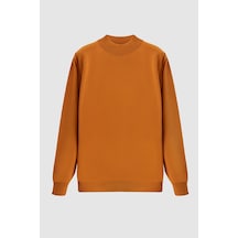 Ds Damat Regular Fit Safran Düz Örgü Kazak 5hf0606362751 Sf1