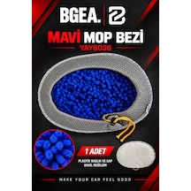 Bgea Mavi Şönil Dokulu Yedek Mop Bezi İpli Sabitlemeli 1 Adet