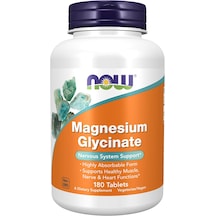 Now Foods Magnesium Magnezyum Glycinate Gilisinat 200 Mg 180 Ta