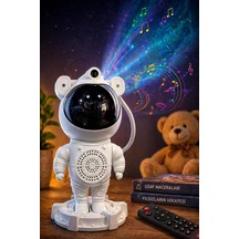 Tr Glr Mxs-003 Uzay Astronot Gökyüzü Lazer Projeksiyon Ve Bluetooth Hoparlör Gece Lambası Genel