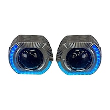 2.5 İnç Düz Bi Xenon Mercek J Model Pixel Angelli Kapak Set