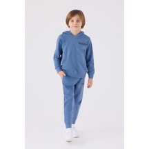 Rolypoly Erkek Çocuk Eşofman Takımı Rp3375 Mavi Mavi