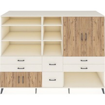 Kronos Dolap 10 Raflı 6 Çekmeceli 4 Kapaklı 220x59x163 Aytaşı-çam Aytaşı-çam/aytaşı