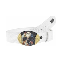 CG202 Tokalı Siyah Deri Kemer