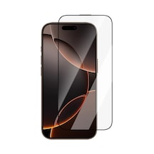 Apple Uyumlu iPhone 16 Pro İle Uyumlu Caseworld Ultra-thin Serisi Tmq 0.15mm Hd 3d Cam Ekran Koruyucu Uygulamalı Şeffaf