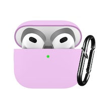 Airpods 3 Lansman Silikon Kılıf Lila