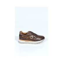 Dgn 6275 Erkek Bağcikli Sneakers Ayakkabi Kahve