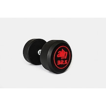 Alinsport Alin Sport 32.5 Kg Kauçuk Kaplı Profesyonel Olimpik Dumbbell Dambıl Kırmızı