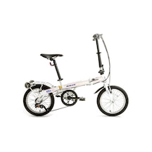 Bisan Fx 3800 Katlanır Bisiklet 28cm V Fren 16" Beyaz Turuncu Beyaz - Turuncu