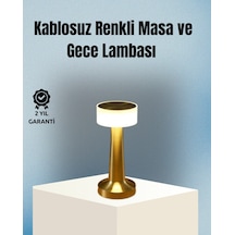 Dekoratif Masa Lambası Çok Renkli