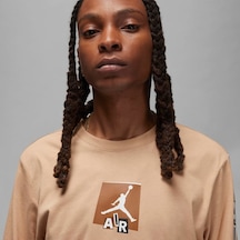 Nike Jordan Long-sleeve Erkek Kahverengi Uzun Kol T-shirt Kahverengi