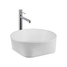 E-w1050mb Tezgah Üstü Lavabo Mat Beyaz Renkli