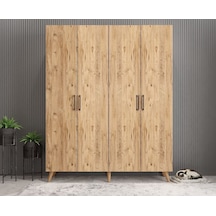 Duke 4 Kapaklı Ayakkabılık Çam 180 Cm M2