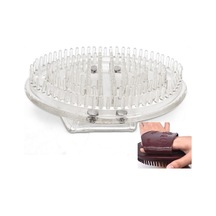 Beş Hatlı Meridian Fırça Vücut Masajı Fırça Masajı Şeffaf