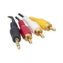 Oem 3.5 Mm St E / 3 Rca Kablo 1.2 Metre Uzun Jack