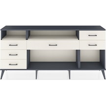Arges Konsol 2 Raflı 6 Çekmeceli 176x30x83 Antrasit-aytaşı/aytaşı Aytaşı/aytaşı