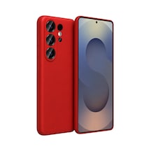 Samsung Galaxy S26 Ultra Nano İçi Kadife Silikon - Kırmızı 0.2M-Çok Renkli