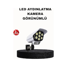 Güneş Enerjili Güvenlik Işığı Dış Mekan 5 Eksen Ayarlı Ve Pır Hareket Sensörlü Çok Renkli