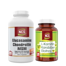 Carnitine Karnitin 120 Tablet+Glucosamine Chondroitin Msm 300 Tab