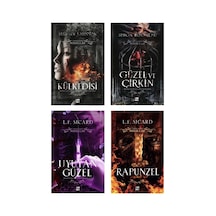 Yasaklanmış Masallar Korku Serisi 4 Kitap Külkedisi, Güzel Ve Çirkin, Uyuyan Güzel, Rapunzel