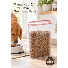 3 Adet Mama Kabı 2.4 Litre Hava Geçirmez Kapak