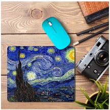 Van Gogh Yıldızlı Gece Baskılı Mousepad Mouse Pad