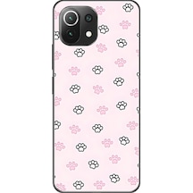 Xiaomi Mi 11 Lite Uyumlu Şeffaf Kılıf Minies 3 Tasarımlı